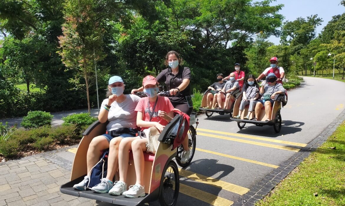 CAREconnect Trishaw Ride at Jurong Lake Garden – By CAREkaki Corrine Ong