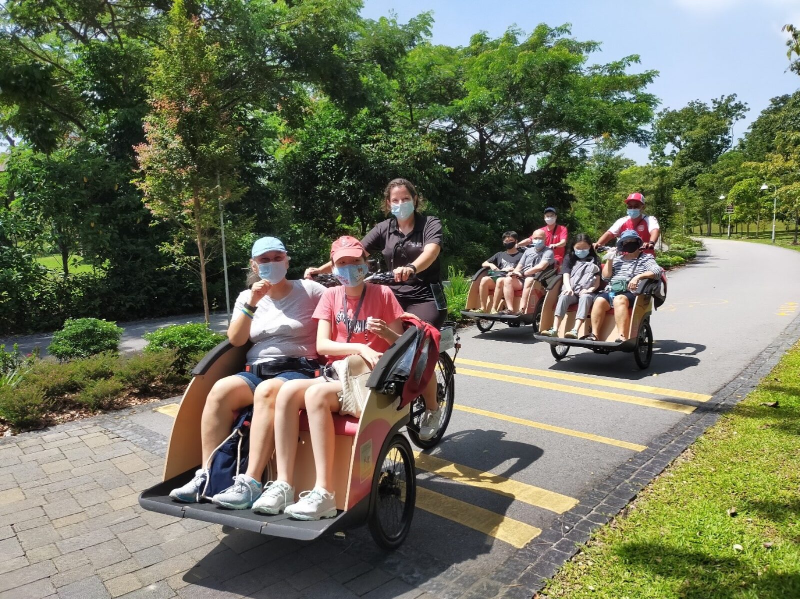 CAREconnect Trishaw Ride at Jurong Lake Garden – By CAREkaki Corrine Ong