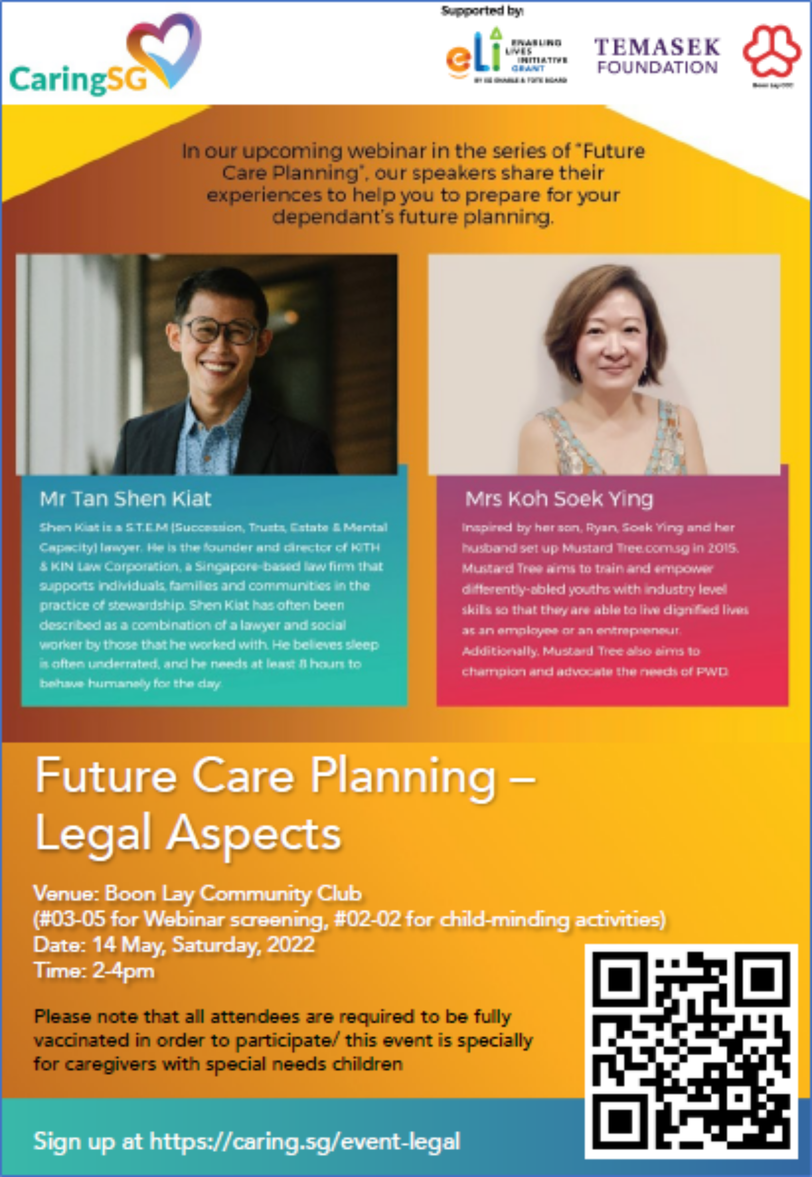 Forum on Future Care Planning – Legal Aspects (14 May 2022)