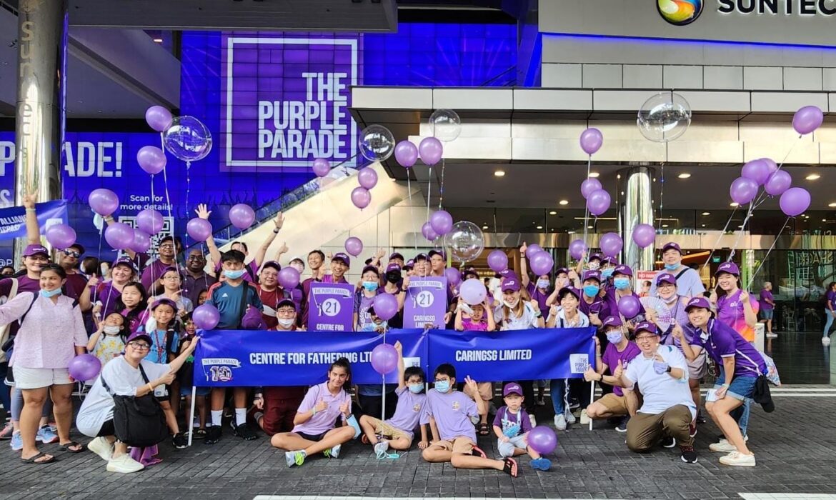 CaringSG’s First Ever Purple Parade!