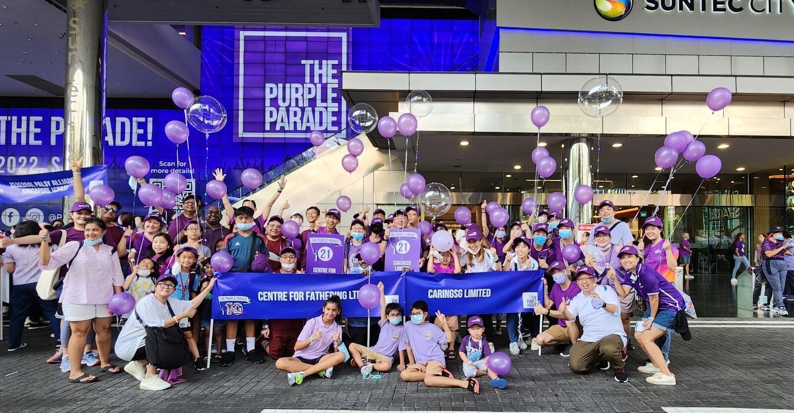 CaringSG’s First Ever Purple Parade!