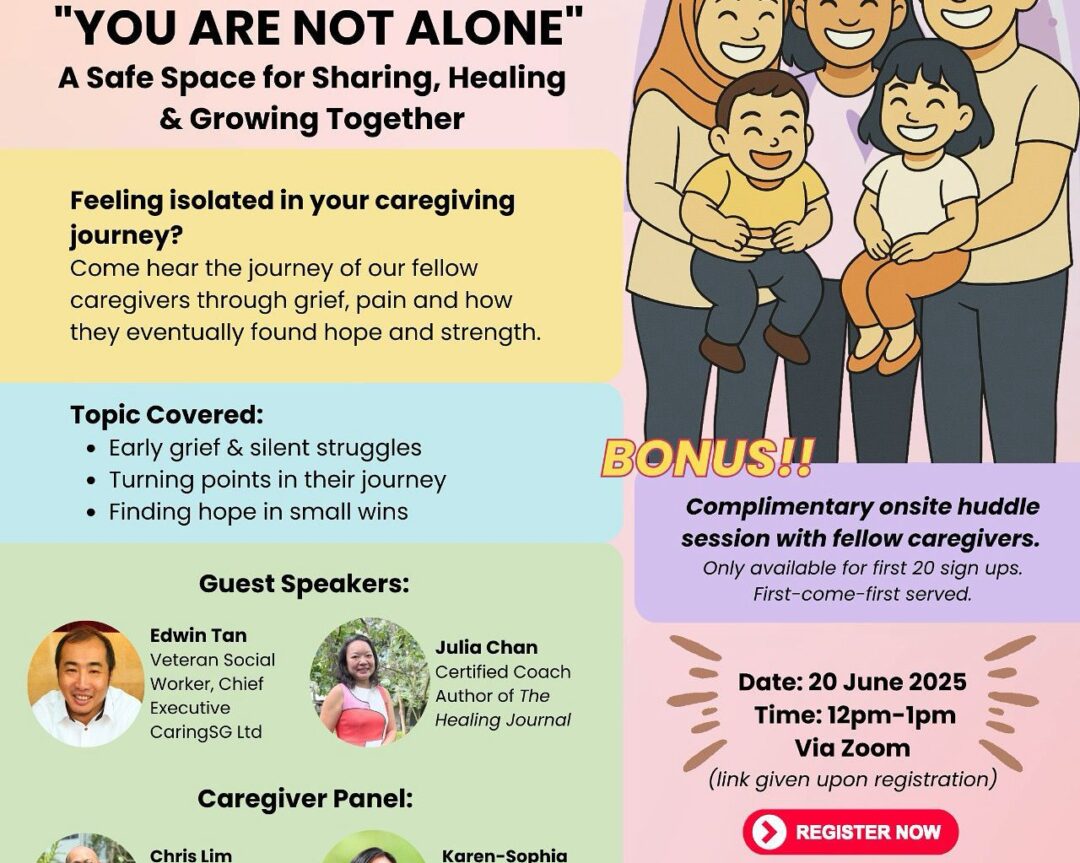 You Are Not Alone: A Heartfelt Sharing of Caregiver Journeys
