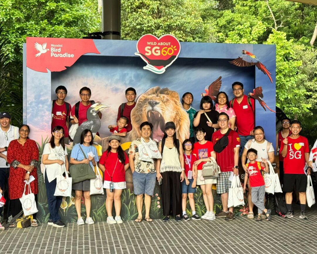 Celebrating SG60 with Caregivers at Bird Paradise
