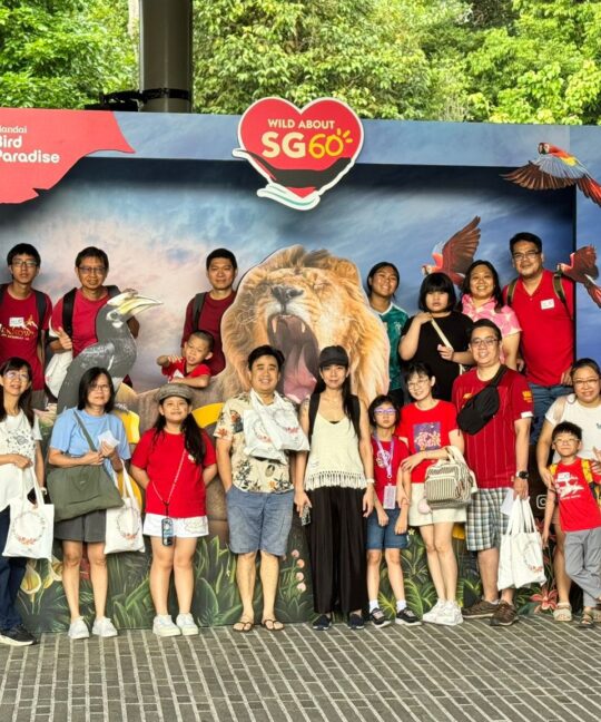 Celebrating SG60 with Caregivers at Bird Paradise